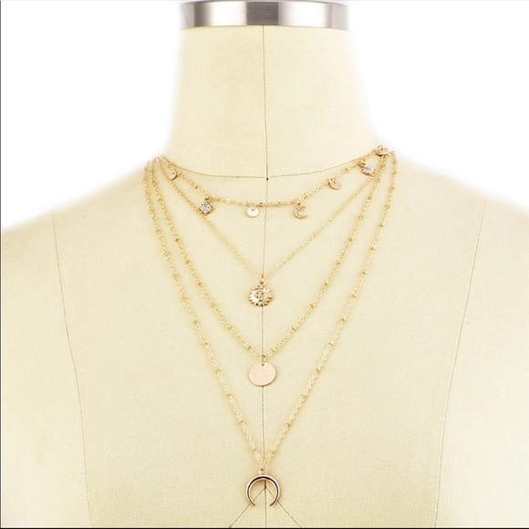 Womens necklace multi layered boho beach 🏖 - Picture 5 of 7